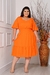 Vestido Feminino Midi Plus Size Moda Evangélica Nélia - Reyvkill Moda Evangélica