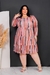 Vestido Moda Evangélica Plus Size Moderno Atual Renata - loja online