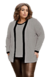 Cardigan Plus Size Feminino Manga Longa Casaco+Blusa Olivia - Reyvkill Moda Evangélica