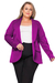 Blazer Plus Size Moda Feminina Elegante Sofisticado Tarsila - Reyvkill Moda Evangélica