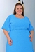 Vestido Feminino Midi Plus Size Moda Evangélica Nélia na internet