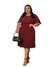 Vestido Feminino Midi Social Plus Size Moda Evangélica Iracy - loja online