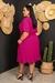 Vestido Feminino Midi Social Plus Size Moda Evangélica Iracy - loja online