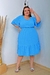 Vestido Feminino Midi Plus Size Moda Evangélica Nélia - loja online