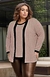 Cardigan Plus Size Feminino Manga Longa Casaco+Blusa Olivia - loja online