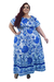 Vestido Feminino Longo Plus Size Moda Evangélica Valeriana - loja online