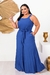 Macacão Moda Feminina Plissado Com Faixa Plus Size Karlee - comprar online