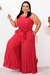 Imagem do Macacão Moda Feminina Plissado Com Faixa Plus Size Karlee