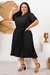 Vestido Evangélico Moda Feminina Plus Size Faixa Elenice - Reyvkill Moda Evangélica