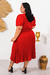 Vestido Evangélico Moda Feminina Plus Size Faixa Elenice na internet