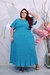 Vestido Longo Feminino Plus Size Moda Evangélica Verão Iris na internet