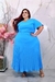 Imagem do Vestido Longo Feminino Plus Size Moda Evangélica Verão Iris