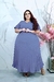 Vestido Longo Feminino Plus Size Moda Evangélica Verão Iris - loja online