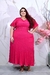 Vestido Longo Feminino Plus Size Moda Evangélica Verão Iris - loja online