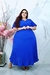 Imagem do Vestido Longo Feminino Plus Size Moda Evangélica Verão Iris