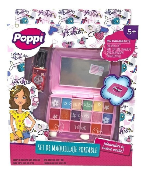 Set De Maquillaje Portable Poppi