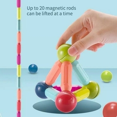 Bloques Para Armar Magnéticos Magnetic Sticks 46 Pz - comprar online