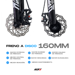 Bicicleta MTB Fire Bird R29 T18 Negro/Naranja - tienda online