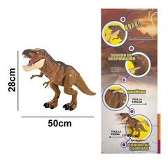 Dinosaurio T-Rex Con Luces Sonido Y Sensores De Movimiento - El Arca del Juguete
