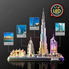 Puzzle 3D Led Dubai 182Pz CubicFun en internet
