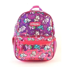 Mochila Kooshi Unicornio Rosa Espalda 16"