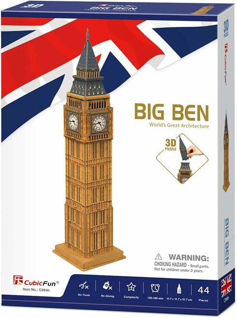 Puzzle 3D Big Ben 44Pz Cubic Fun