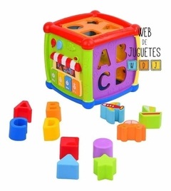 Cubo Mágico Encastrable Didáctico Con Piano Zippy Toys en internet