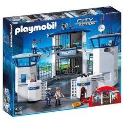 Comisaria De Policías Con Prisión Más de 65 piezas Playmobil