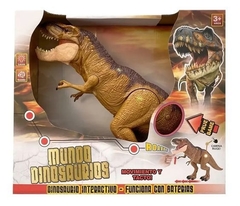 Dinosaurio T-Rex Con Luces Sonido Y Sensores De Movimiento