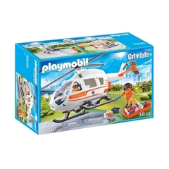 Helicóptero de Rescate Con 3 Figuras y 35 Accesorios Playmobil