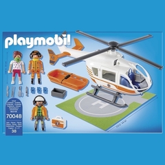Helicóptero de Rescate Con 3 Figuras y 35 Accesorios Playmobil - El Arca del Juguete