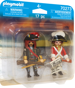 Duo Pack Pirata y Soldado De Capa Roja Playmobil