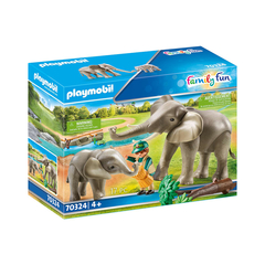 Hábitat Elefantes Playmobil