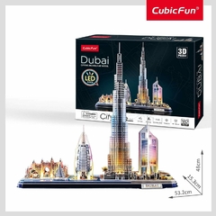 Puzzle 3D Led Dubai 182Pz CubicFun