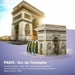 Imagen de Puzzle 3D Vista De Paris 114Pz CubicFun