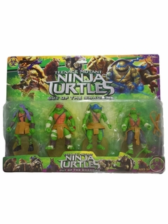 Muñecos Tortugas Ninja x4
