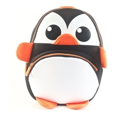 Mochila Kooshi Neoprene Pingüino Negro 10" - tienda online