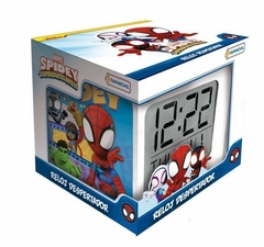 Reloj Spidey Despertador Con Luces Led Tapimovil