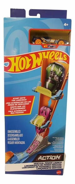Hot Wheels Lanzamiento de Poder Vertical