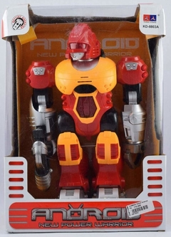 Robot Android New Power Warrior V/Colores
