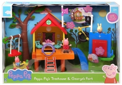 Peppa Pig Casa Del Árbol Treehouse Y Geoges Fort