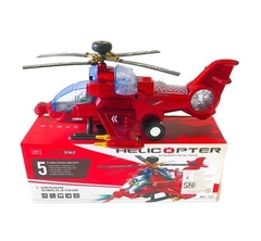 Helicóptero Con Luces Y Sonidos Rojo