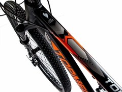 Bicicleta MTB TopMega Regal R29 21 Vel Talle M (Naranja) - tienda online