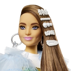 Imagen de Barbie Extra Muñeca Chamarra Azul