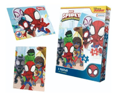 Puzzle Spidey Spiderman X 2 Rompecabezas 24 Y 36 Pz