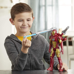 Muñeco Iron Man Titan Hero Series Blast Gear - tienda online