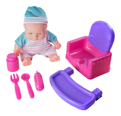 Bebe Poppi Con Silla Para Comer - comprar online