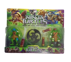 Muñecos x2 Tortugas Ninjas Con Armas Y Accesorios - comprar online