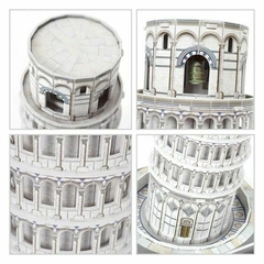 Puzzle 3D Torre Inclinada De Pisa Italia 27Pz CubicFun - comprar online