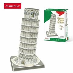 Puzzle 3D Torre Inclinada De Pisa Italia 27Pz CubicFun